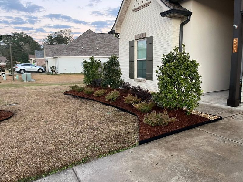 Custom landscape design install