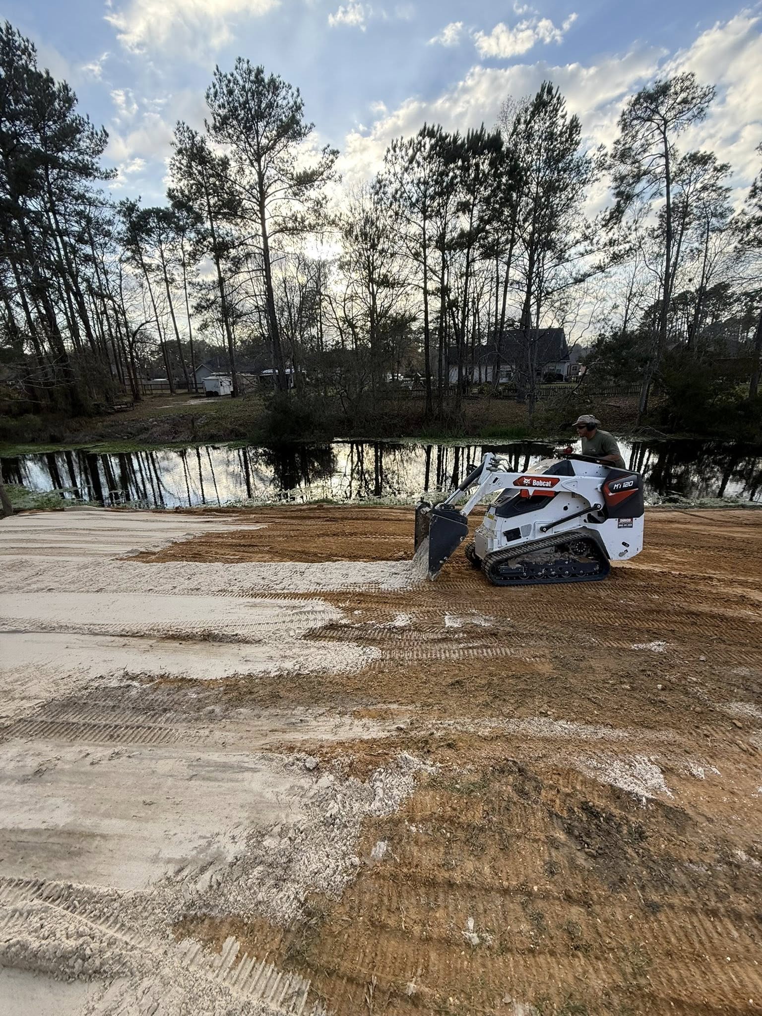 SOTE crew landscaping work on a Covington LA property